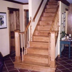 Escalier en bois