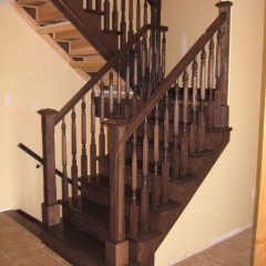 Escalier en bois