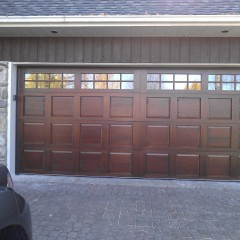 Porte de garage de style classique
