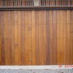 Porte de garage de style contemporain