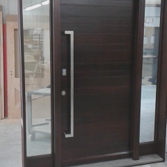 portes en bois contemporaine