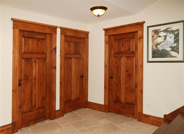 Porte intérieure en bois