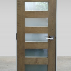 Porte en Bois Préassemblée Prête à l'Installation